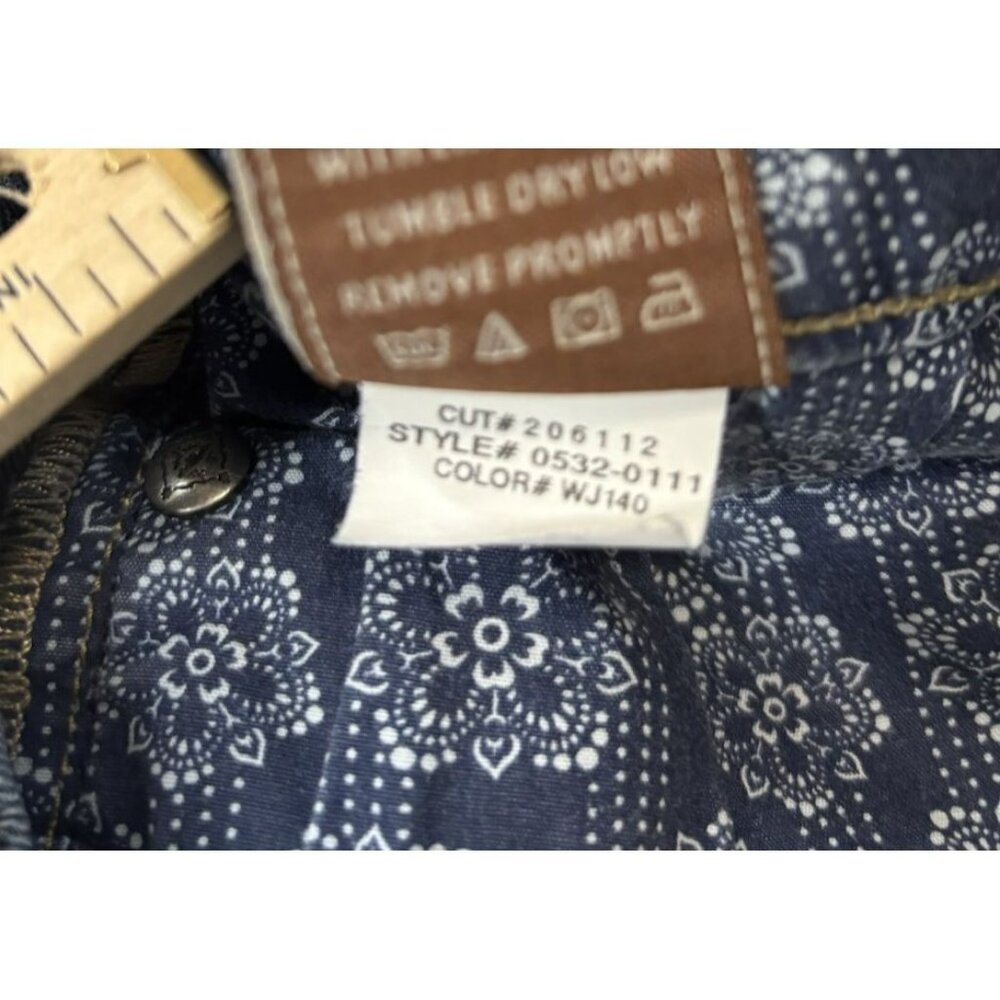 Paige Premium Denim Jeans, Size 27 Made in USA, Style # 0532-0111(30x26) - Picture 3 of 8